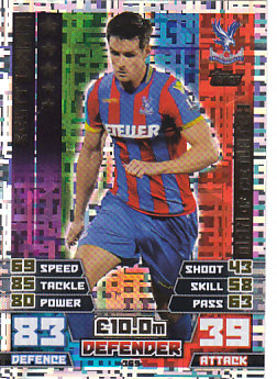 Scott Dann Crystal Palace 2014/15 Topps Match Attax Man of the Match #369